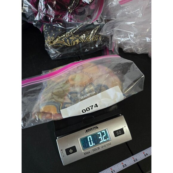 Womens Sequin Embellished Floral Mesh Top Size Medium Y2K Fairy Groovy Art Sheer - Picture 11 of 11